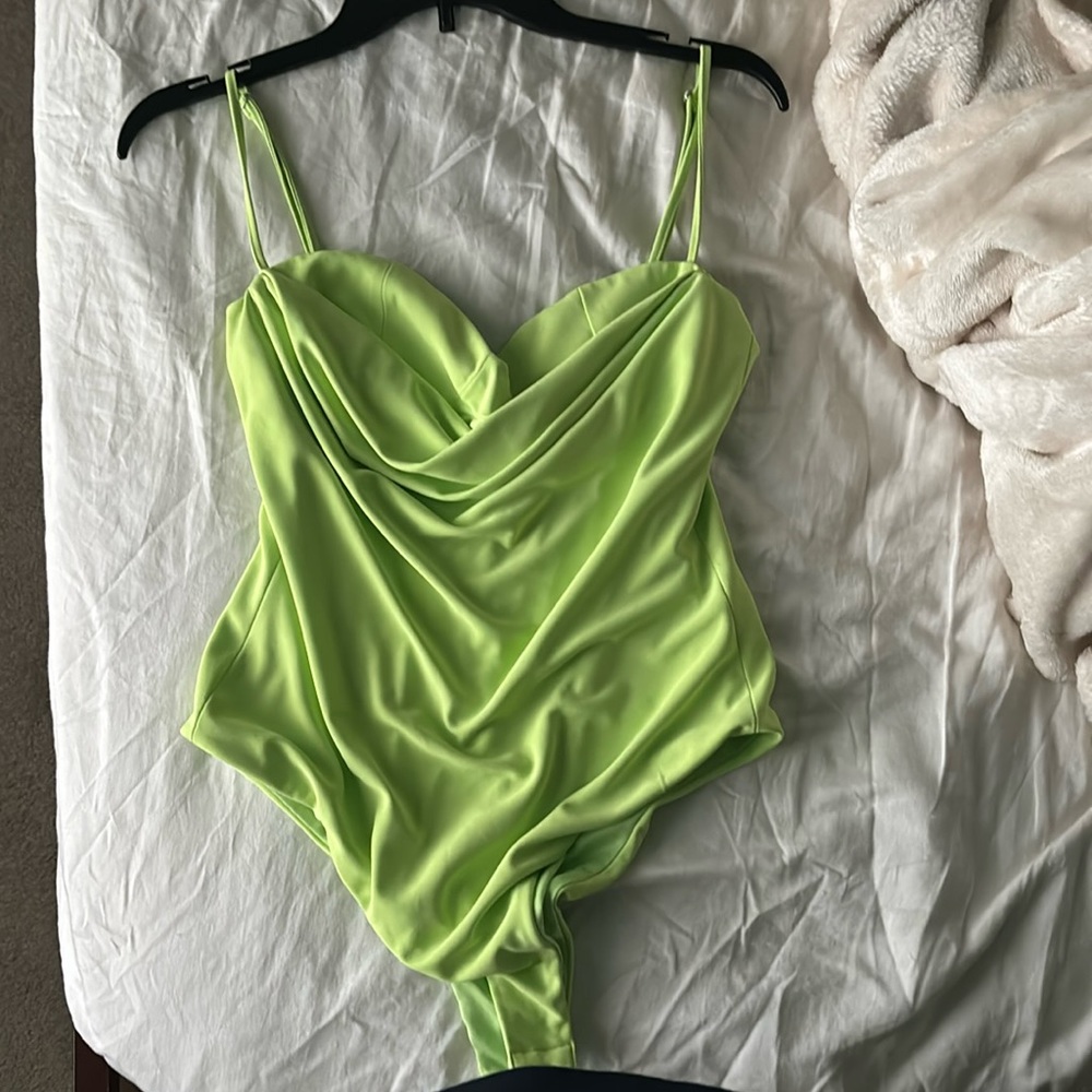 Green Zara Bodysuit